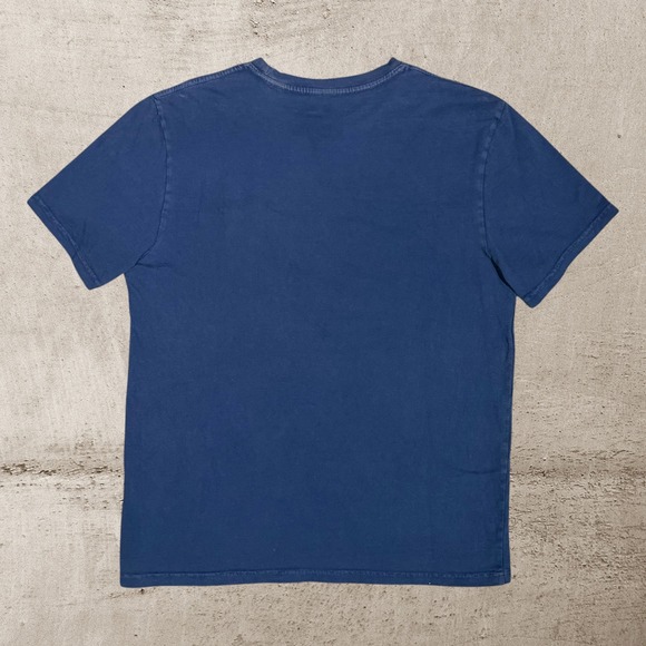 Lucky Brand Pocket T-Shirt Mens Medium Blue Soft Cotton Stretch Short Sleeve Tee - Picture 2 of 6